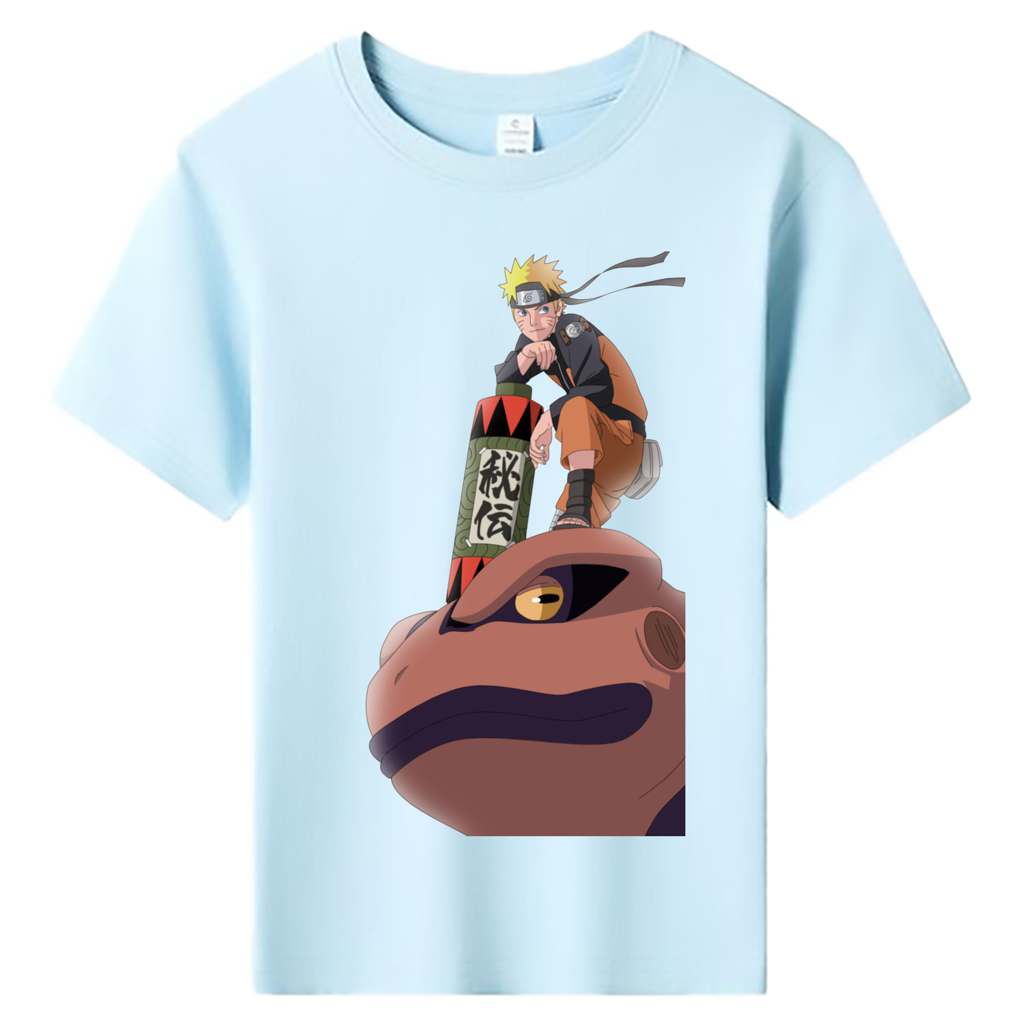 （画像用） NARUTO -ナルト- うずまき ナルト Uzumaki Naruto 綿100％キッズTシャツ（フロントプリント）